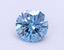 1.06 Ct. Fancy Vivid Blue Round Lab Grown Diamond