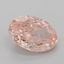 1.03 Ct. Fancy Vivid Pink Oval Lab Grown Diamond