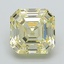1.67 Ct. Fancy Intense Yellow Asscher Lab Grown Diamond