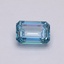 3.01 Ct. Fancy Intense Blue Emerald Lab Grown Diamond