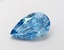 3.51 Ct. Fancy Vivid Blue Pear Lab Grown Diamond