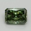 3.05 Ct. Fancy Vivid Green Radiant Lab Grown Diamond