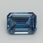 4.10 Ct. Fancy Vivid Blue Emerald Lab Grown Diamond