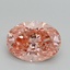 2.02 Ct. Fancy Intense Pink Oval Lab Grown Diamond