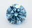 2.01 Ct. Fancy Vivid  Blue Round Lab Grown Diamond