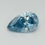 0.44 Ct. Fancy Vivid Blue Pear Lab Grown Diamond