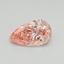 0.35 Ct. Fancy Vivid Pink Pear Lab Grown Diamond