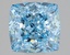2.09 Ct. Fancy Vivid Blue Cushion Lab Grown Diamond