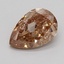 0.72 Ct. Fancy Light  Brown Pear Lab Grown Diamond