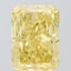 6.10 Ct. Fancy Intense Yellow Radiant Lab Grown Diamond