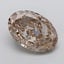 3.09 Ct. Light  Brown Oval Lab Grown Diamond