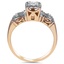 The Tabby Engagement Ring, smallside view