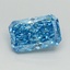 1.05 Ct. Fancy Vivid Blue Radiant Lab Grown Diamond
