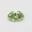 0.35 Ct. Fancy Vivid  Green Marquise Lab Grown Diamond