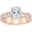 14K Rose Gold Glacé Diamond Ring (3/4 ct. tw.), smalltop view