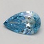 0.48 Ct. Fancy Vivid Blue Pear Lab Grown Diamond