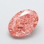3.03 Ct. Fancy Vivid  Pink Oval Lab Grown Diamond