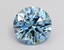 1.3 Ct. Fancy Vivid Blue Round Lab Grown Diamond