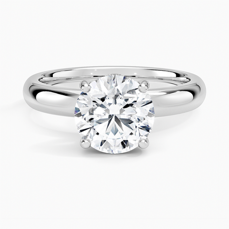 18K White Gold Sydney Perfect Fit Halo 3mm Diamond Ring