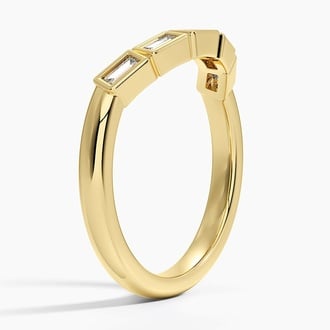 Bettina Contour Baguette Lab Diamond Ring (1/4 ct. tw.)