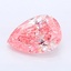 1.01 Ct. Fancy Vivid Pink Pear Lab Grown Diamond