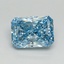 1.71 Ct. Fancy Vivid Blue Radiant Lab Grown Diamond