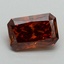 1.51 Ct. Fancy Vivid Orange Radiant Lab Grown Diamond