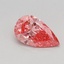 0.33 Ct. Fancy Vivid Pink Round Lab Grown Diamond