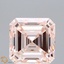 3.20 Ct. Fancy Pink Asscher Lab Grown Diamond