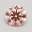 1.70 Ct. Fancy Intense Pink Round Lab Grown Diamond