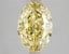 5.08 Ct. Fancy Vivid Yellow Oval Lab Grown Diamond