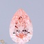 2.53 Ct. Fancy Vivid Pink Pear Lab Grown Diamond