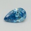 1.00 Ct. Fancy Vivid Blue Pear Lab Grown Diamond