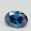 1.52 Ct. Fancy Vivid Blue Oval Lab Grown Diamond