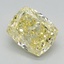 1.59 Ct. Fancy Intense Yellow Cushion Lab Grown Diamond