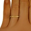 The Sundari Ring, smallzoomed in top view on a hand