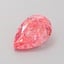1.0 Ct. Fancy Vivid Pink Pear Lab Grown Diamond