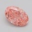 2.03 Ct. Fancy Vivid Pink Oval Lab Grown Diamond