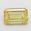 5.10 Ct. Fancy Intense Yellow Emerald Lab Grown Diamond