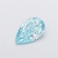 1.00 Ct. Fancy Vivid Blue Pear Lab Grown Diamond