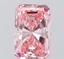 3.00 Ct. Fancy Vivid  Pink Radiant Lab Grown Diamond