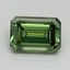 6.05 Ct. Fancy Vivid Pacific Green Emerald Lab Grown Diamond