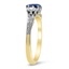 The Republik Ring, smalltop view on a hand