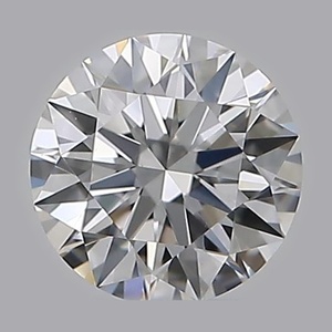 Round diamond — real photo