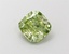 1.02 Ct. Fancy Vivid Green Cushion Lab Grown Diamond