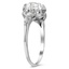 The Alexina Ring, smalltop view on a hand
