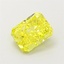 0.95 Ct. Fancy Vivid  Yellow Radiant Lab Grown Diamond