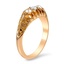 The Ailani Ring, smalltop view on a hand