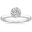 Platinum Cielo Bezel Ring, smalltop view