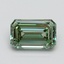 1.05 Ct. Fancy Vivid Pacific Green Emerald Lab Grown Diamond
